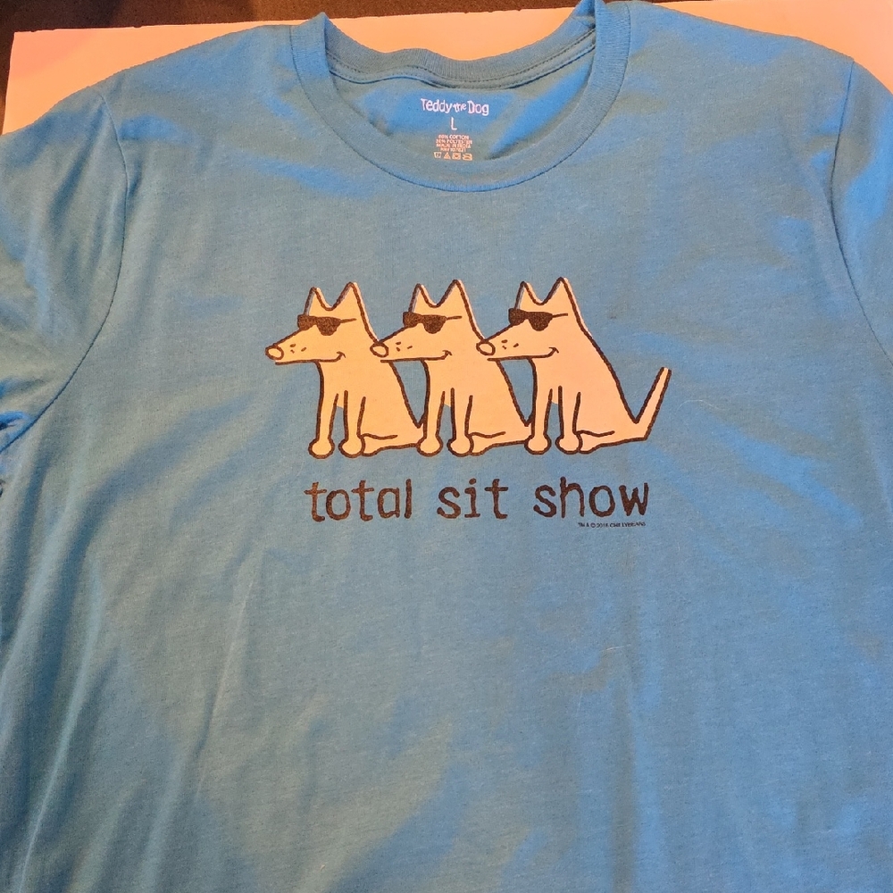 Blue Graphic Short Sleeve Tee